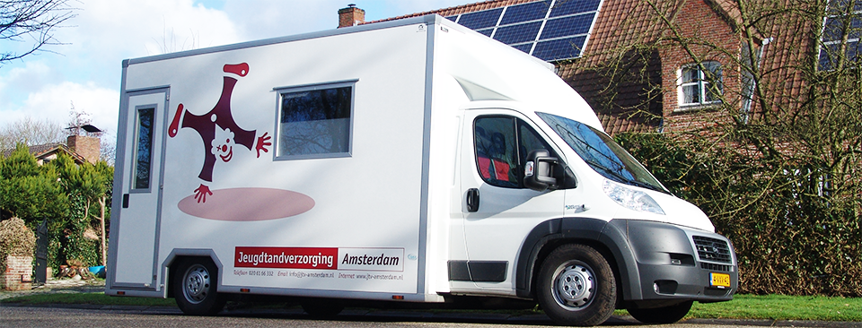 Mobiel kantoor Jeugdtandverzorging Amsterdam