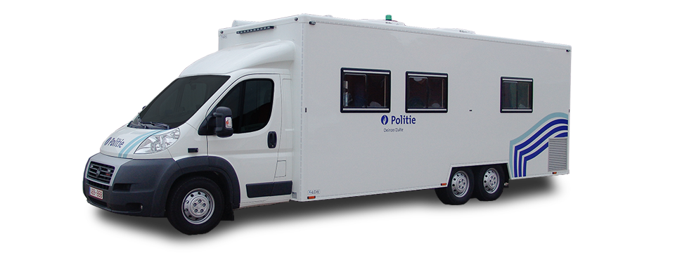 Mobiel kantoor politie België